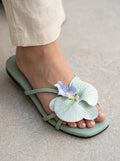 Flat Slipper – Green | 12939