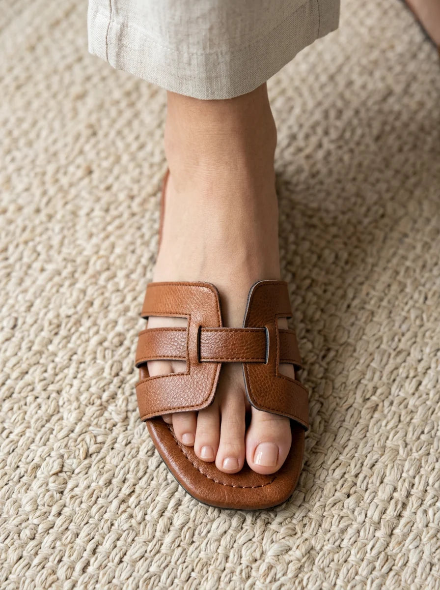 Flat Slipper – Mustard | 12900