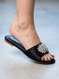 Flat Slipper - Black | 12783