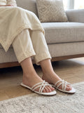 Flat Slipper - White | 12745
