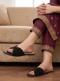 Flat Slipper - Black | 12961