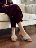 Flat Slipper - Brown | 12915