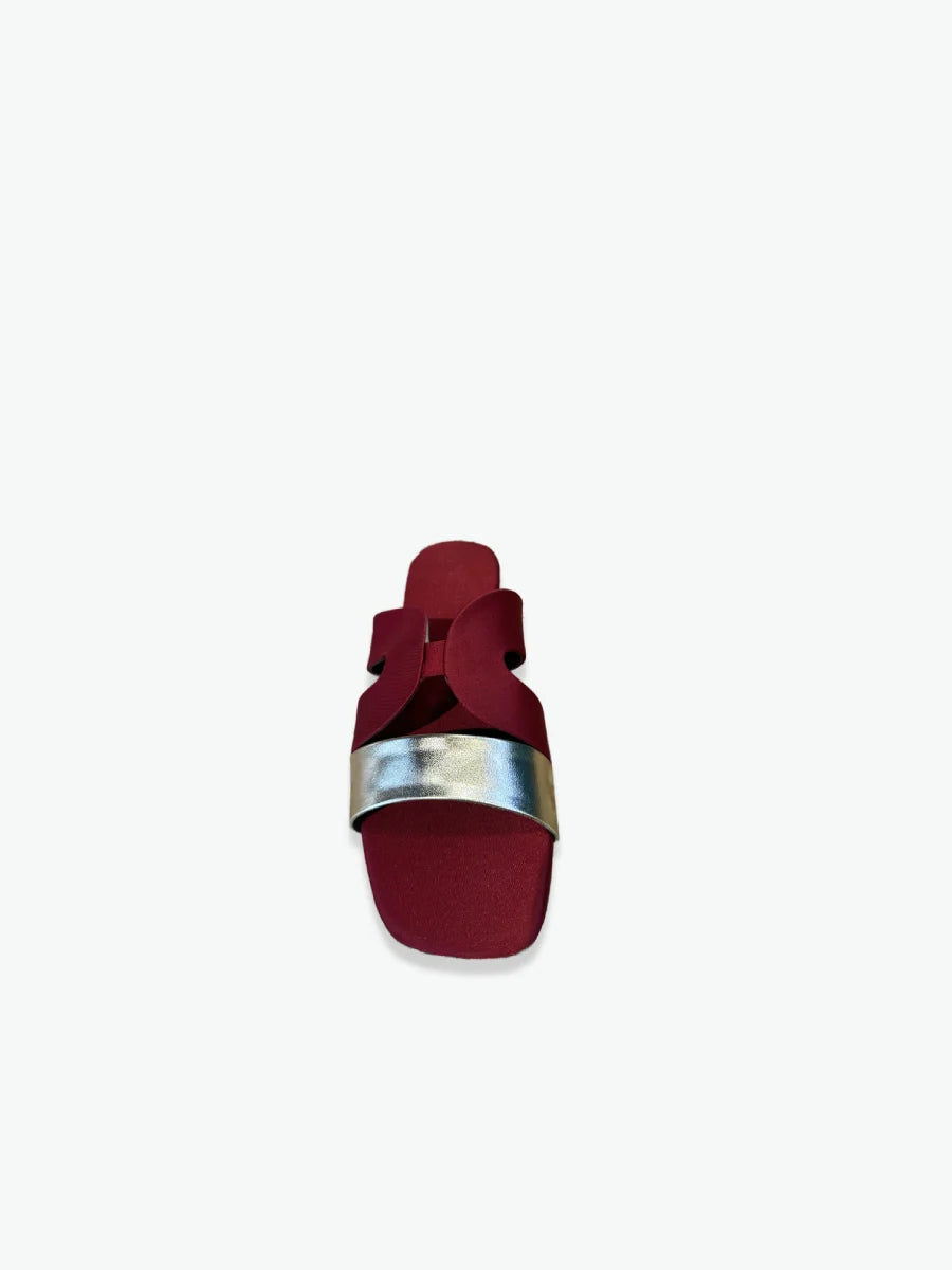 Flat Slipper – Maroon | 12947