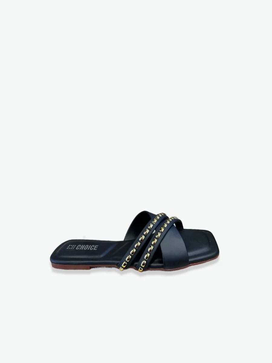Flat Slipper – Black | 12922