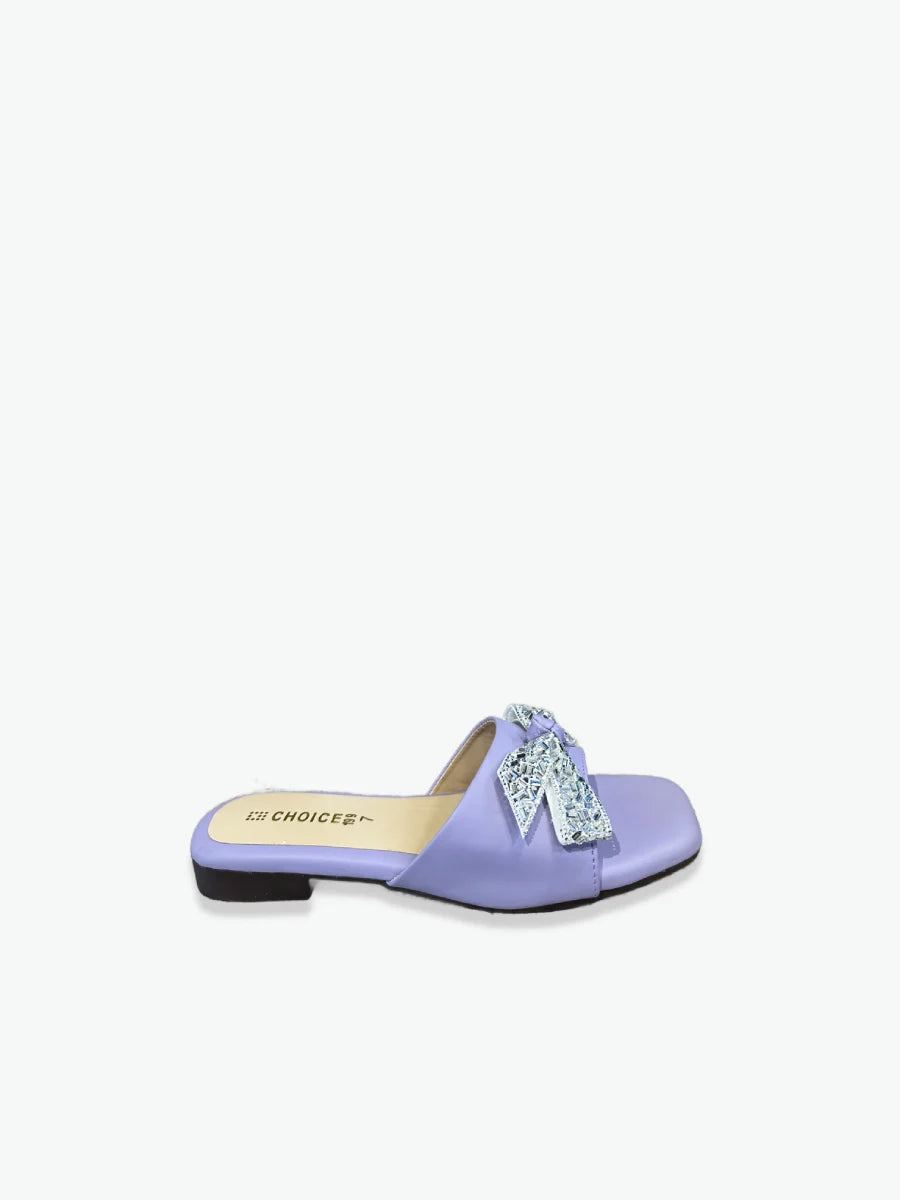 Flat Slipper – Purple | 12946
