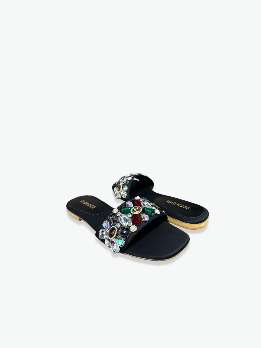 Flat Slipper – Black | 12949