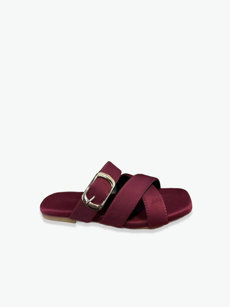 Flat Slipper - Maroon | 12855