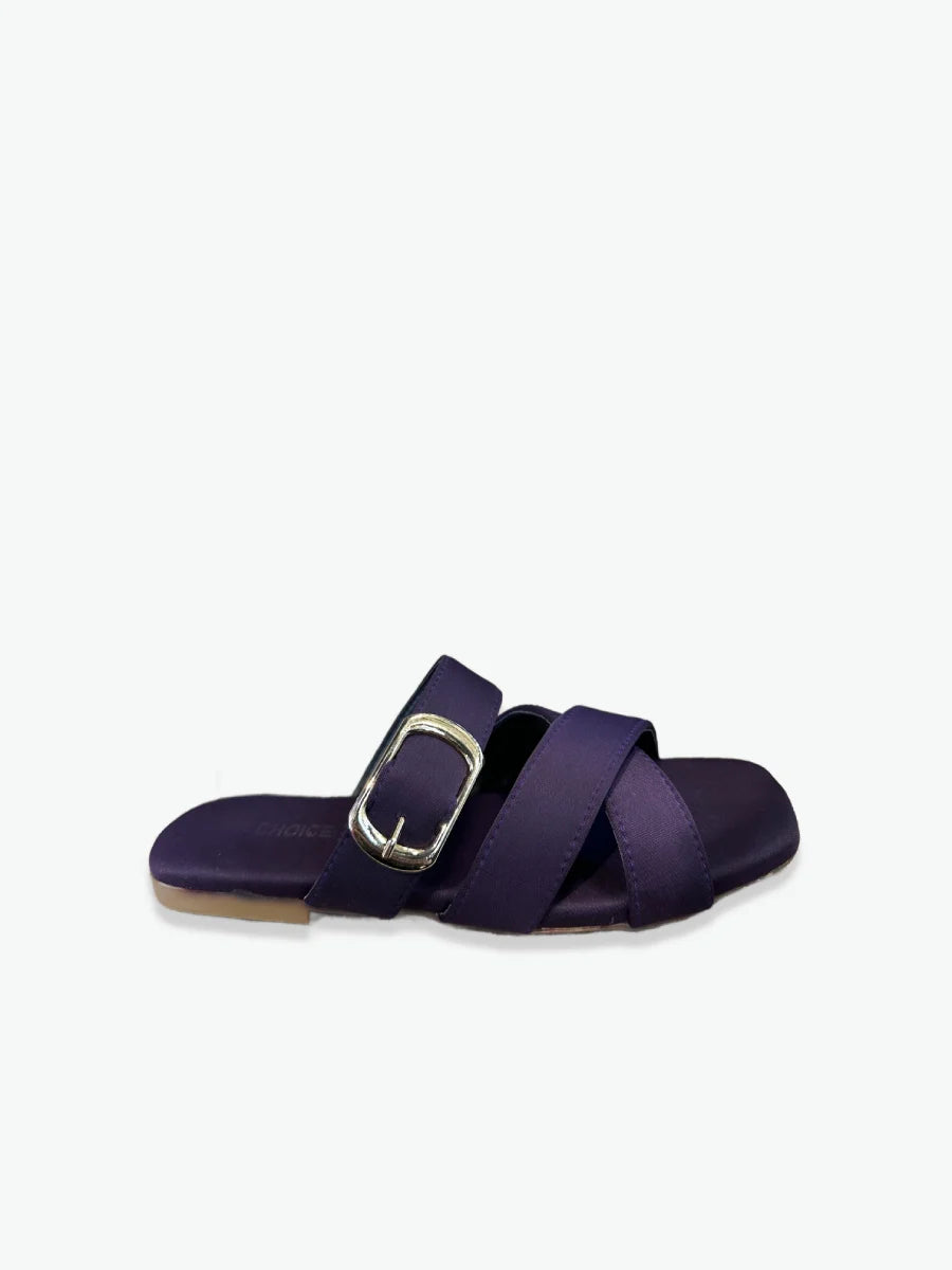 Flat Slipper - Purple | 12855