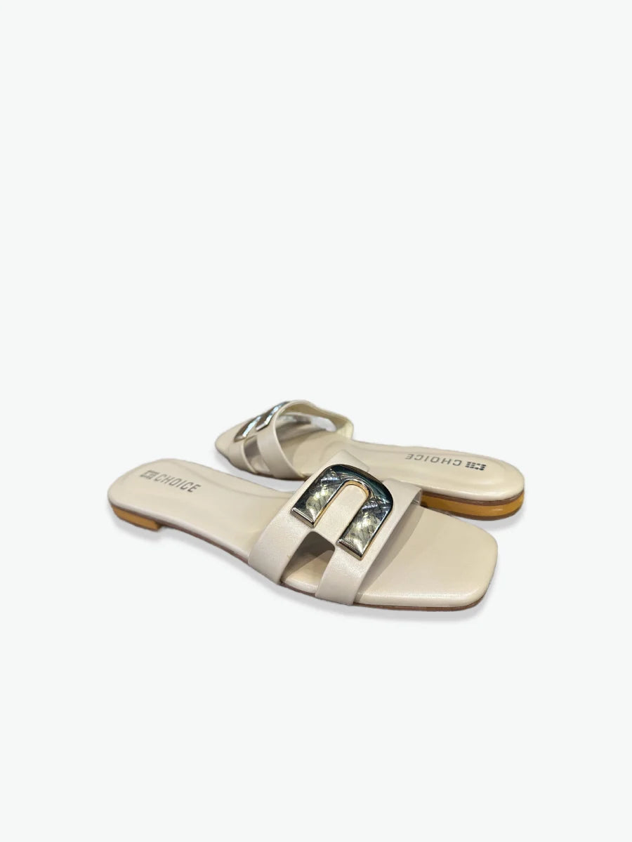 Flat Slipper - Fawn | 12780