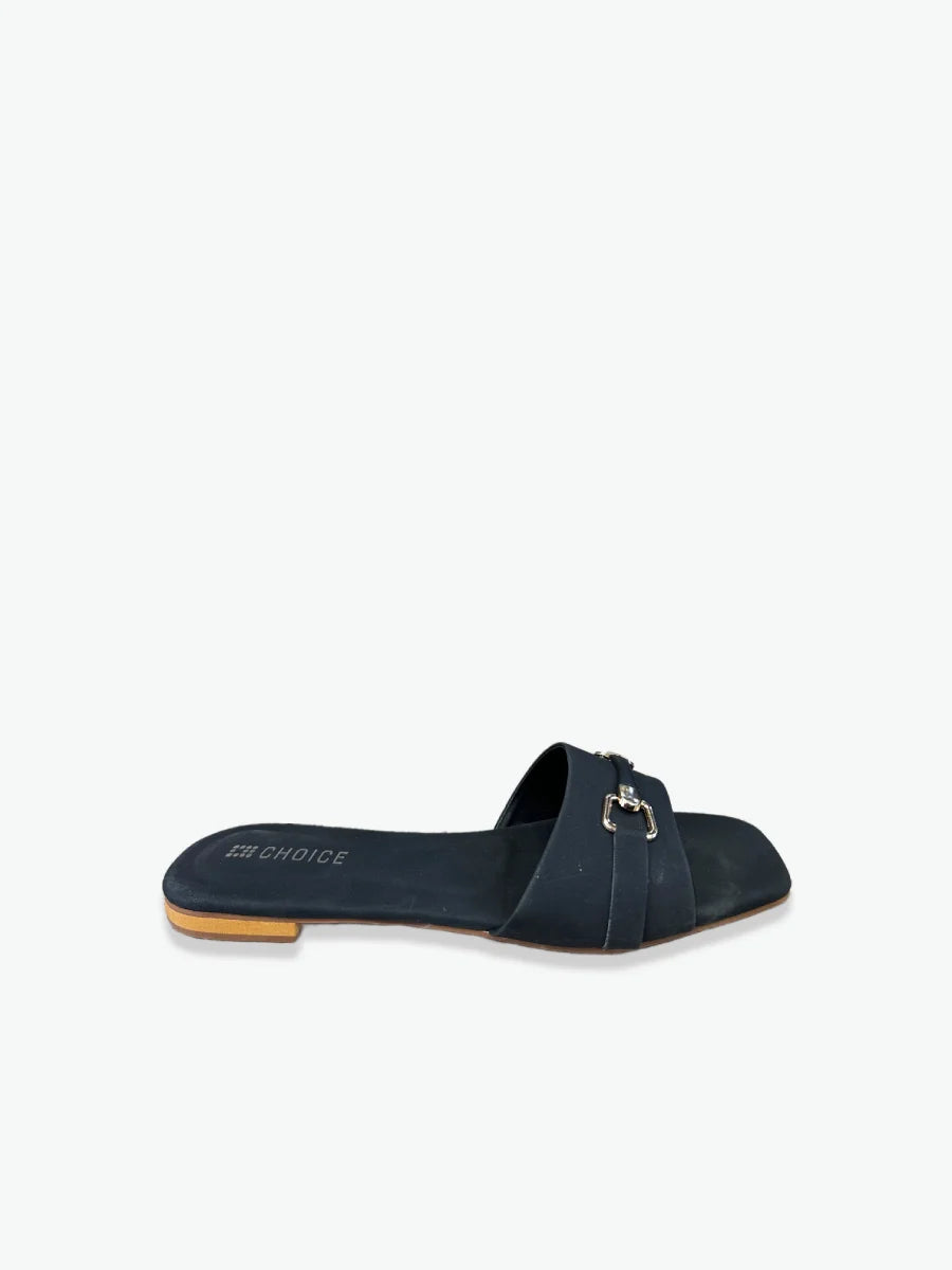 Flat Slipper – Black | 12811