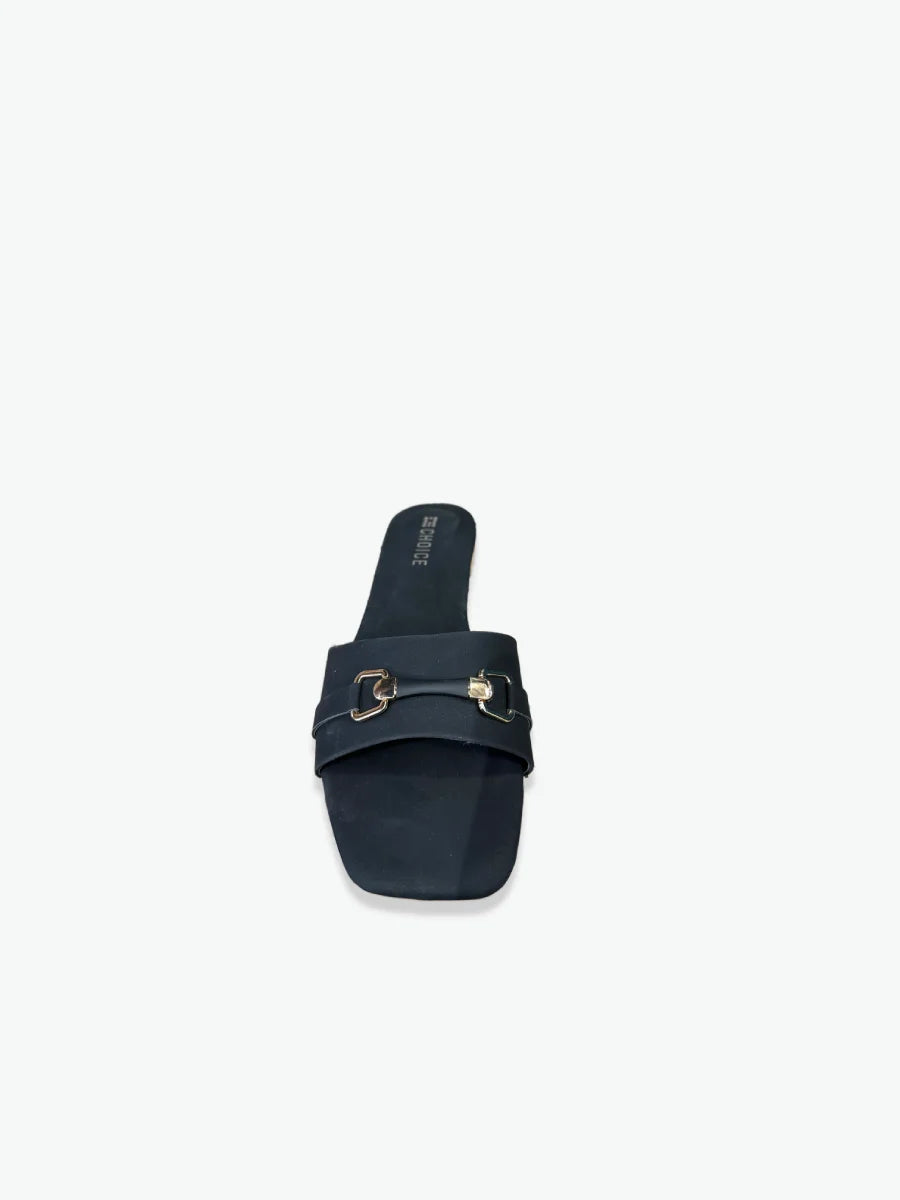 Flat Slipper – Black | 12811