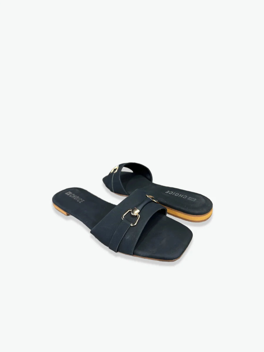 Flat Slipper – Black | 12811