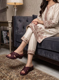 PU Sole Slipper - Maroon | 14825