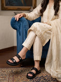 PU Sole Slipper - Black | 14773