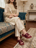 PU Sole Slipper - Maroon | 14774