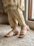 PU Sole Slipper - Cream | 14829