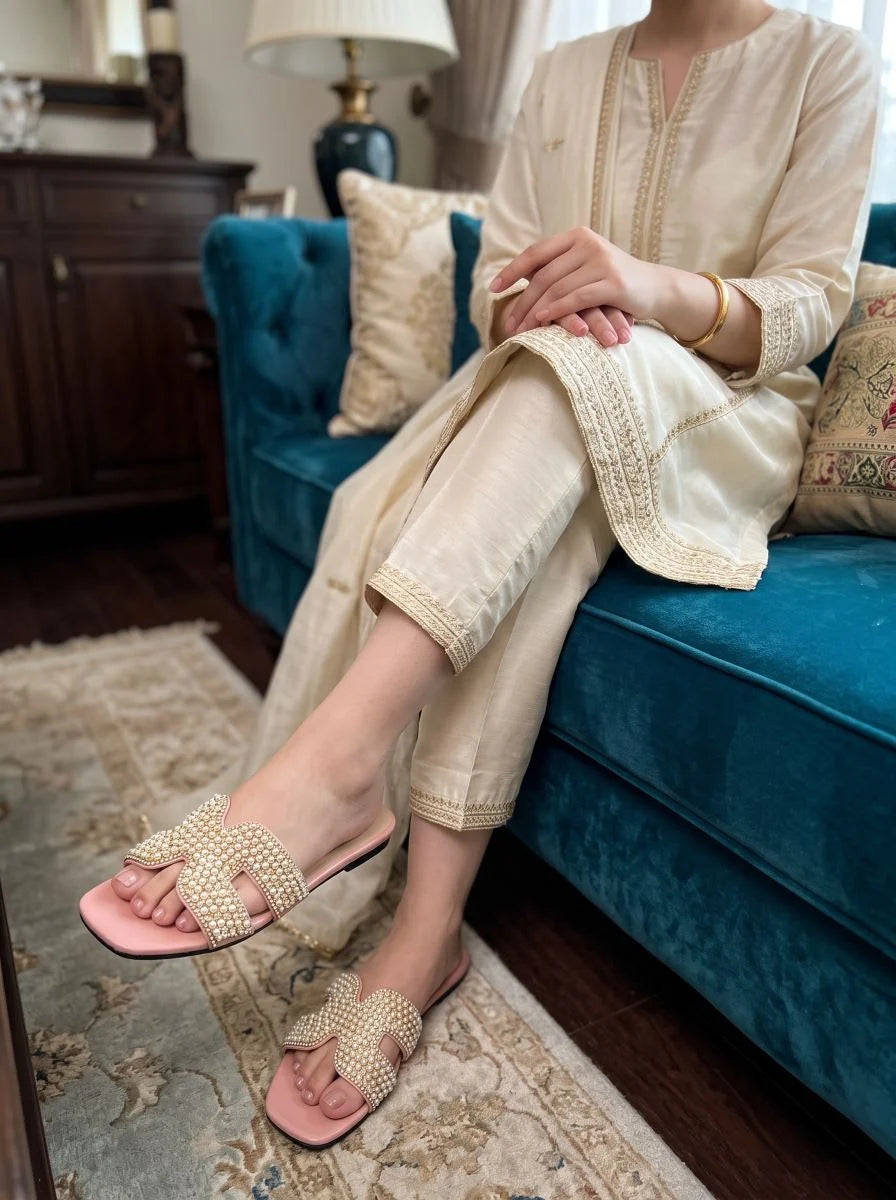 Flat Slipper - Pink | 12854