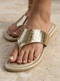 Casual & Fancy Chappal - Golden | 10138
