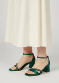 Fancy Block Heel Sandals for Women 49330