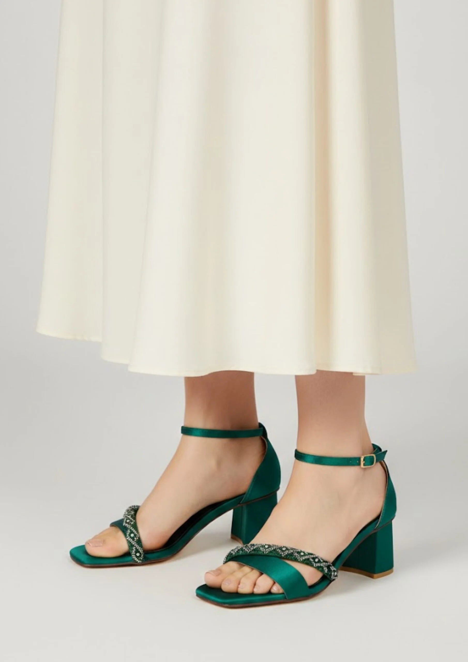 Fancy Block Heel Sandals for Women 49330