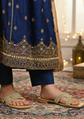 Ladies Fancy Flat Slipper-12821