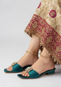 Ladies Mini Heel Slipper-12792