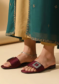 Ladies Stylish buckle Slipper-12796