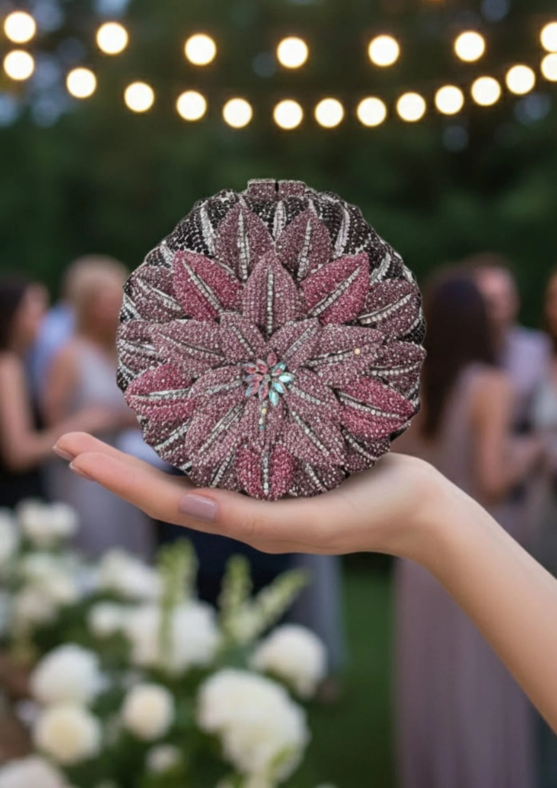 Luxury Flower Clutch –59919 | Elegant Fancy & Casual Women’s Clutch