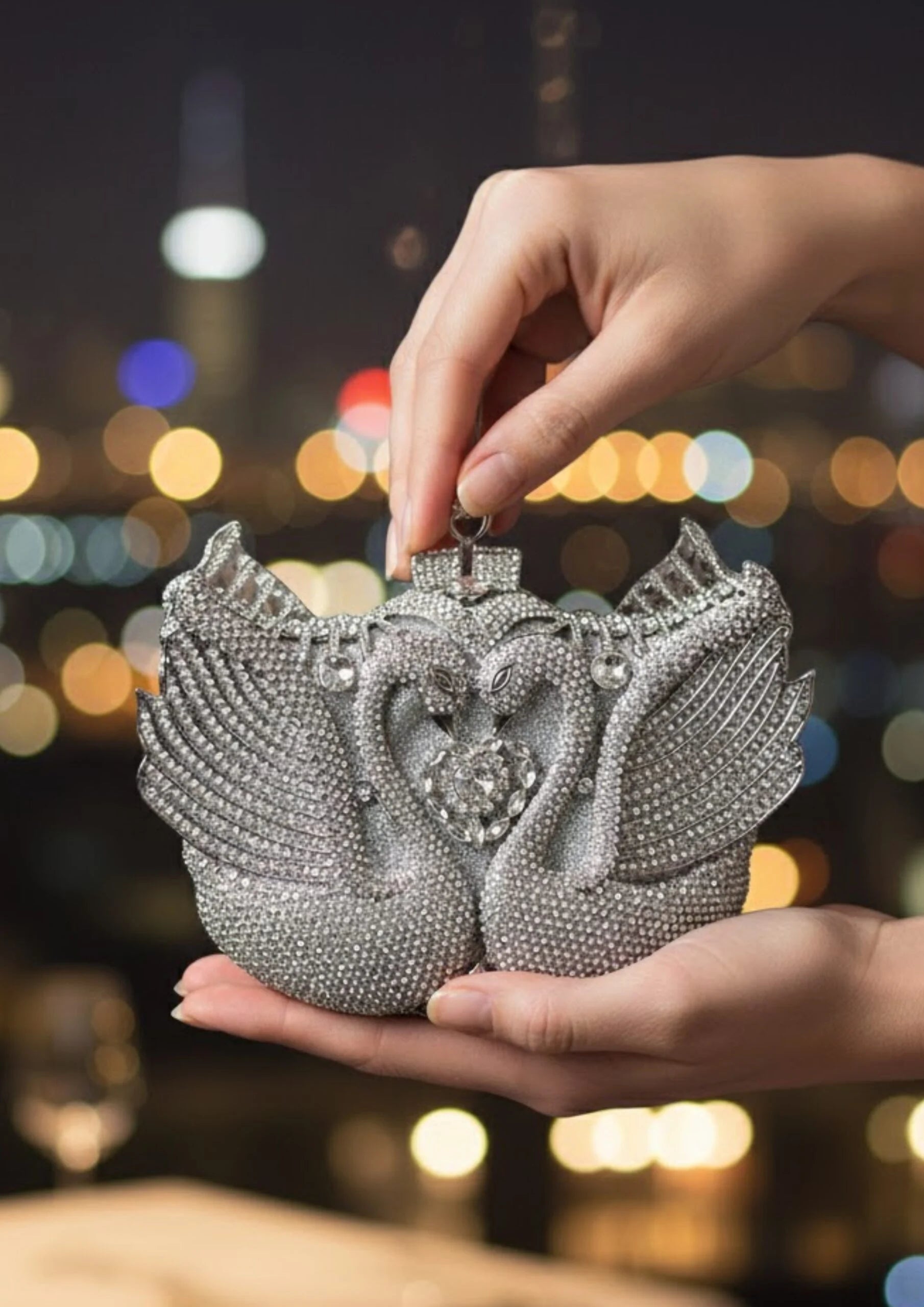 Luxury Swan Clutch –59894 | Elegant Fancy & Casual Women’s Clutch