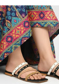 Ladies Stylish Flat Slipper-12825