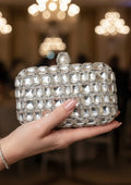 Ladies Fancy Metal Clutch (Bridal)-59388