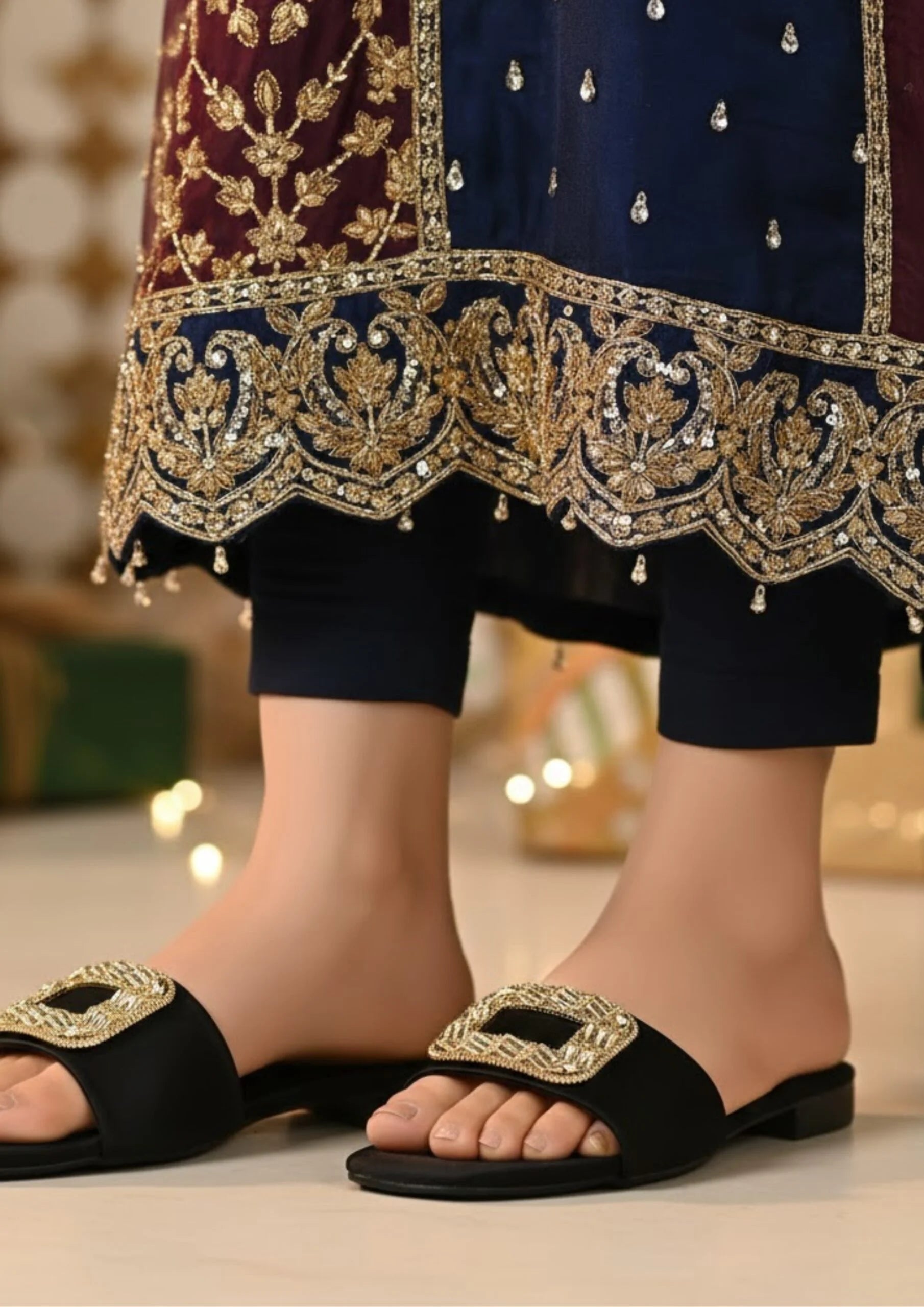 Ladies Flat Slipper-12784