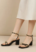 Ladies Block Heel Fancy Sandal-44149