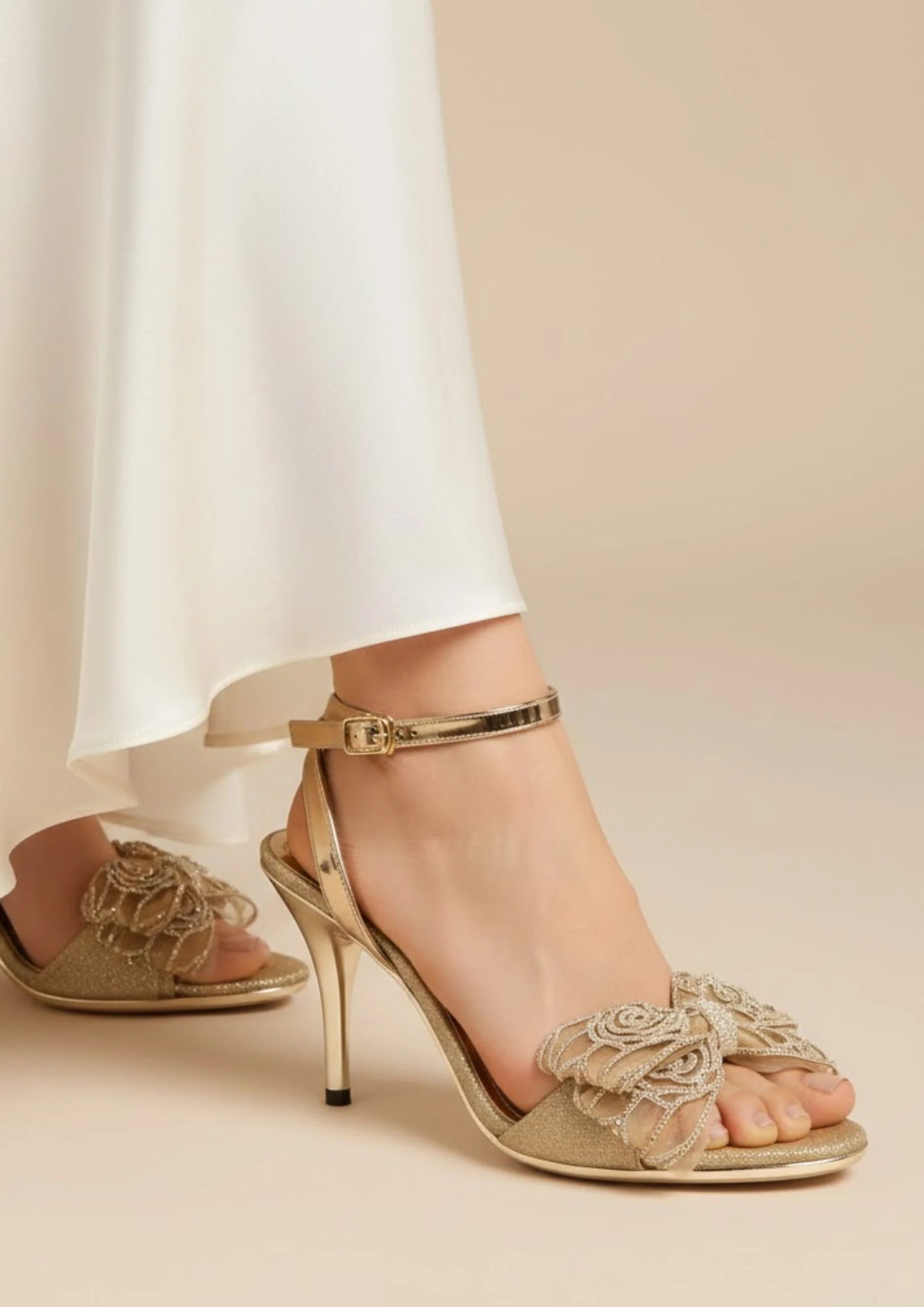 Ladies Fancy Bow Style Sandal-49310